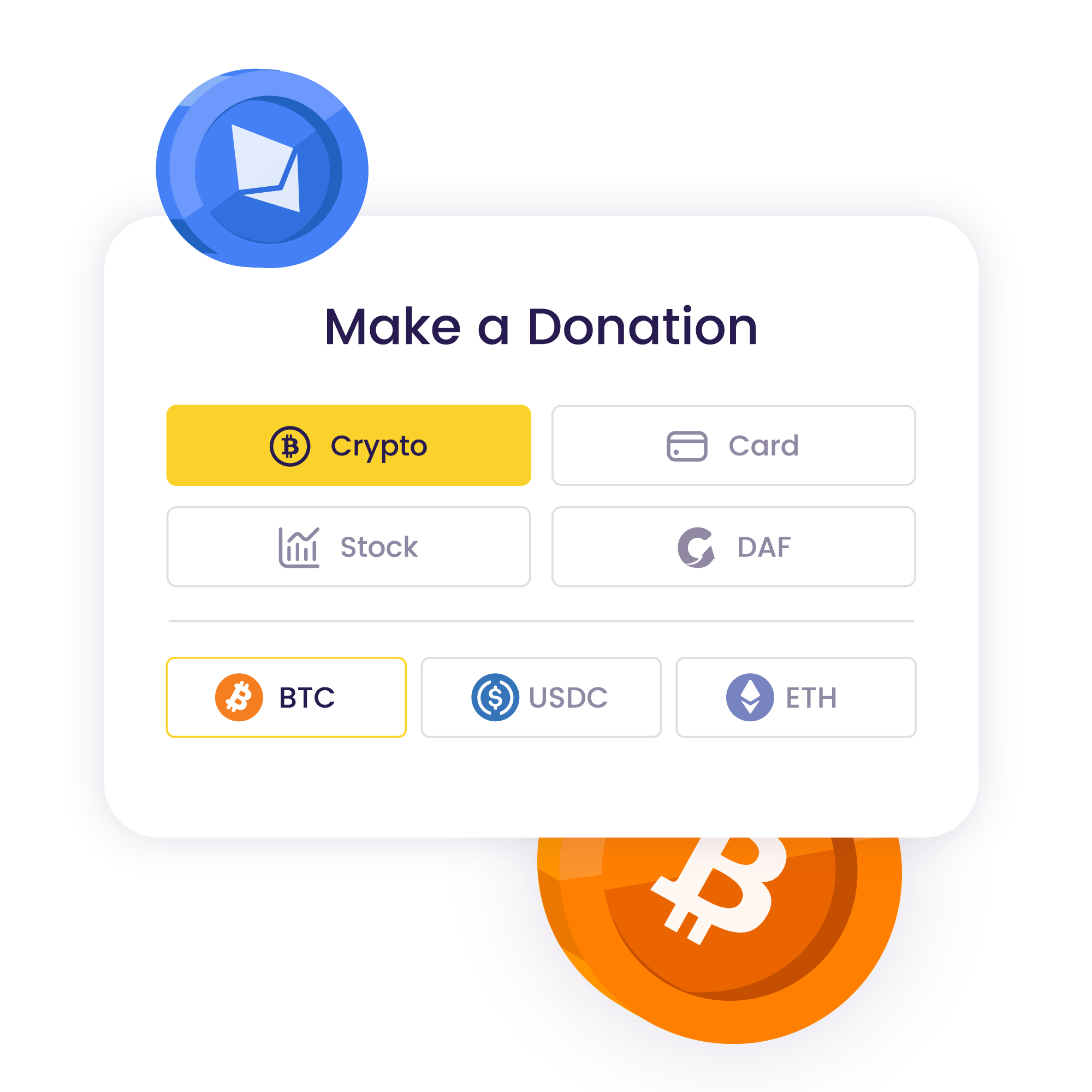 Crypto Donation Form | The Giving Block