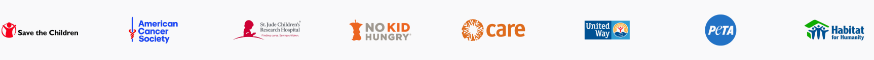 nonprofits logos - desktop Organizations Fundraising through The Giving Block